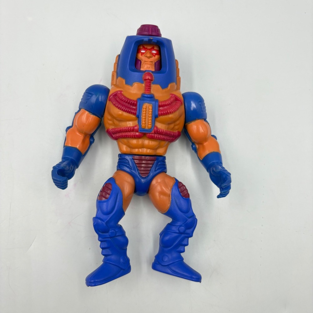 Mattel Man-E-Faces MOTU Figure 5.5" Blue Orange Good Vintage 1982 Taiwan